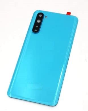 Back Glass Panel for Oneplus Nord Blue with Camera Lens Module and Self Adhesive Tape - EGFix Back Glass Panel for Oneplus Nord Blue with Camera Lens Module and Self Adhesive Tape - EGFix